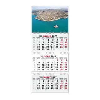 2027 Gemici Duvar Takvimi - Üsküdar