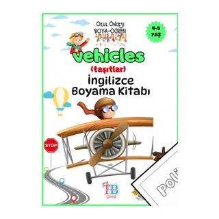 Vehicles(taşıtlar) Boyama Kitabı