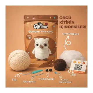 The Gurumi Baykuş Örgü Öğrenme Kiti (TG007)