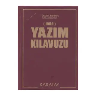 Yazım Kıluzu (İmla) - (Plastik Kapak)
