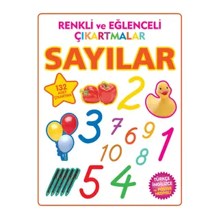 Renkli ve Eğlenceli Çıkartmalar - Sayılar