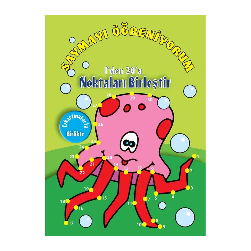 Saymayı Öğreniyorum 1'den 30'a Noktaları Birleştir