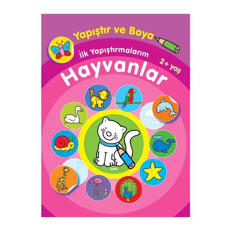 Yapıştır ve Boya İlk Yapıştırmalarım - Hayvanlar