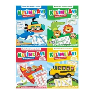Kelime ı - Bulmaca Kitabım - 4'lü Seri