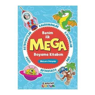Mega Boyama Kitabım - Macera Dünyası
