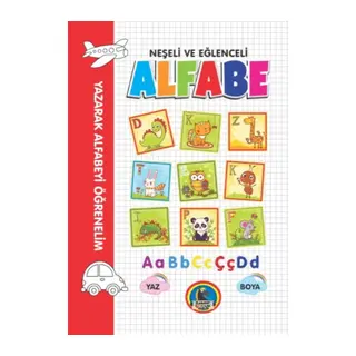 Neşeli ve Eğlenceli Alfabe Boyama