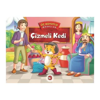 Üç Boyutlu Masallar - Çizmeli Kedi (Ciltli)