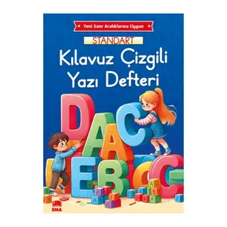 Renkli Standart Çizgili Yazı i A4 Ebat