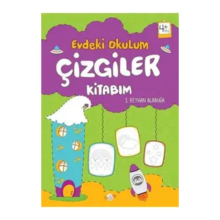 Evdeki Okulum Çizgiler Kitabım 4+Yaş