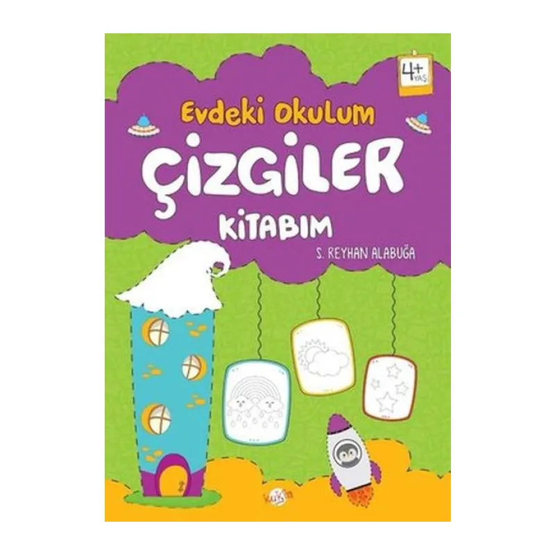 Evdeki Okulum Çizgiler Kitabım 4+Yaş