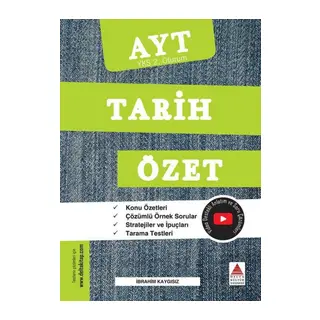 Delta Kültür YKS 2. Oturum Tarih Özet