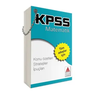 Delta Kültür KPSS Matematik Strateji Kartları