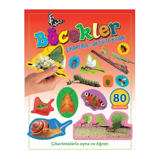 Böcekler - Çıkartma ve Aktivite Kitabı