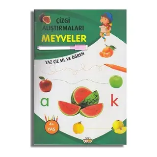 Çizgi Alıştırmaları Meyveler