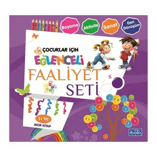 Eğlenceli Faaliyet Seti - Mor - 5+ Yaş