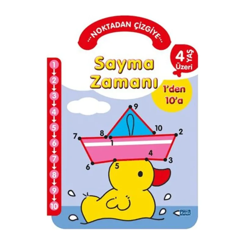 Noktadan Çizgiye Sayma Zamanı 1'den 10'a