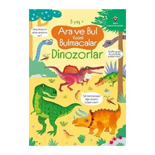 Ara ve Bul li Bulmacalar - Dinozorlar