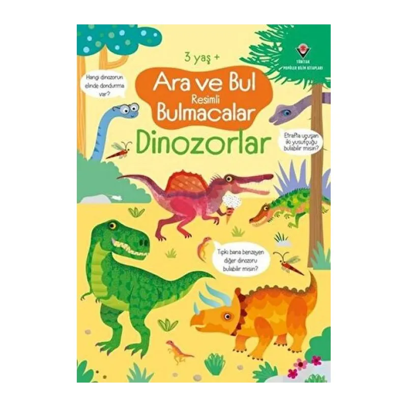 Ara ve Bul li Bulmacalar - Dinozorlar