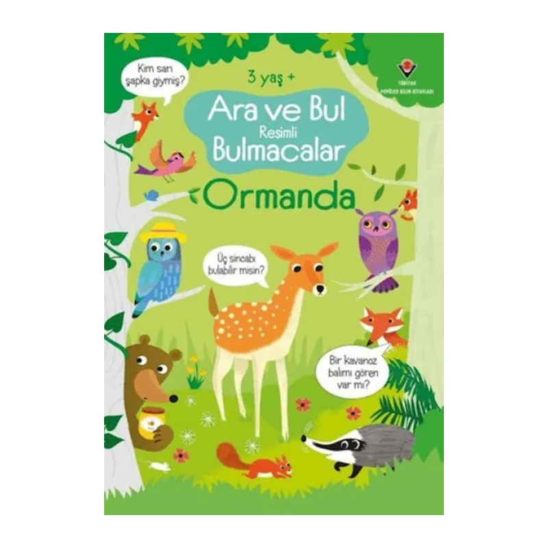 Ara Ve Bul li Bulmacalar - Ormanda