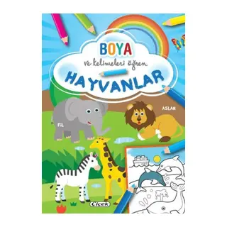 Boya ve Kelimeleri Öğren - Hayvanlar