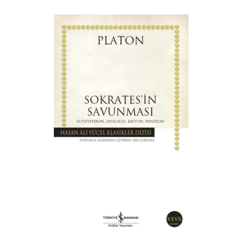 Sokrates’in Sunması- Hasan Ali Yücel Klasikleri