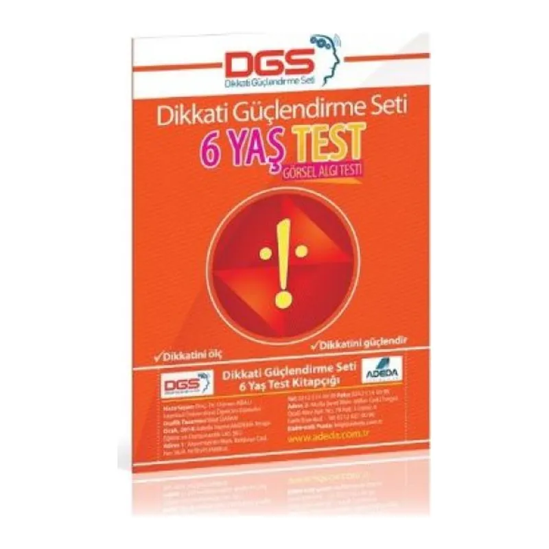Dikkati Güçlendirme Seti 6 Yaş Test
