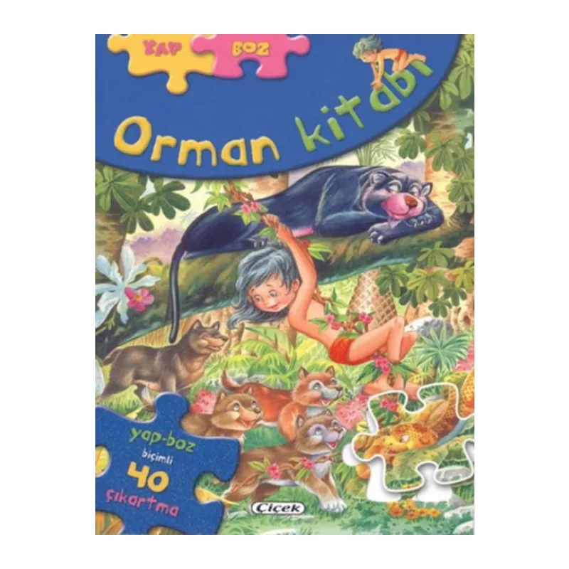 Orman Kitabı Yap-Boz Çıkartmalı Masallar 3