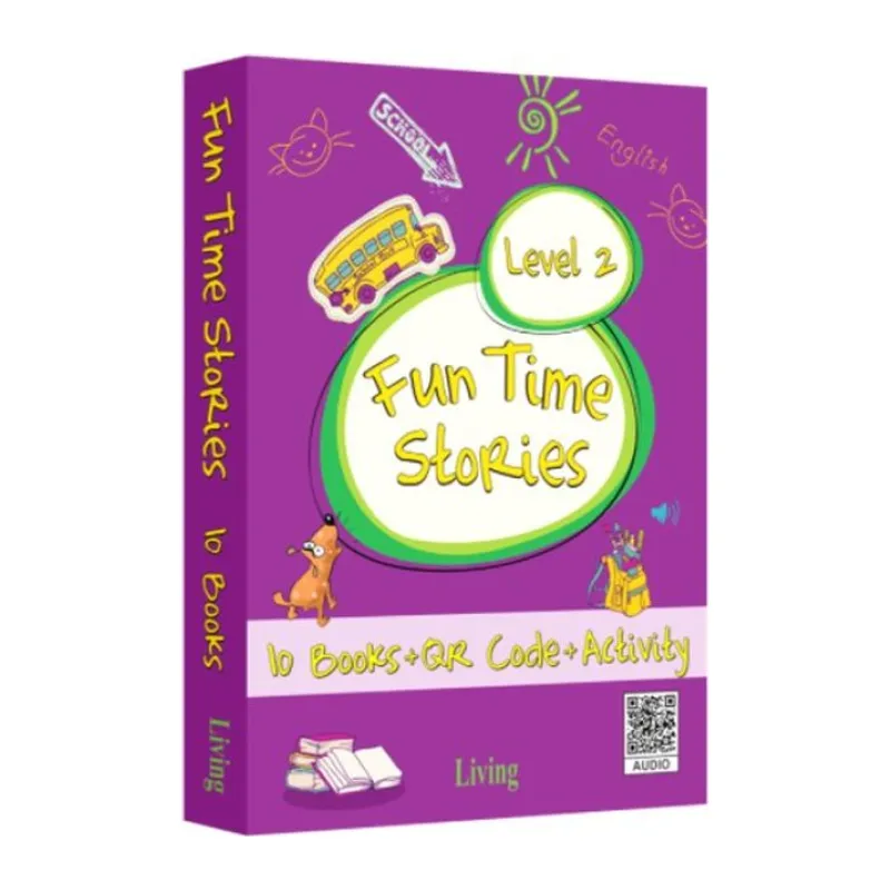 Living Level 2 Fun Times Stories 10'lu Hikaye Seti
