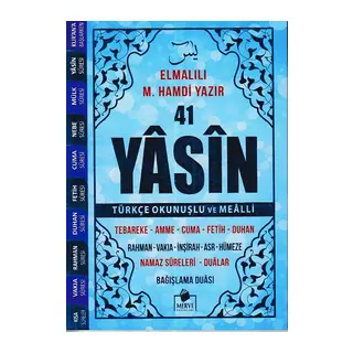 41 Yasin Çanta Boy Türkçe Okunuşlu ve Mealli Mi Kapak