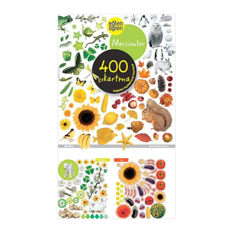 Eğlen Öğren - Mevsimler 400 Çıkartma