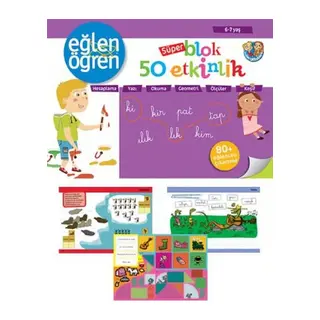 Eğlen Öğren Süper Blok 50 Etkinlik (6-7 Yaş)