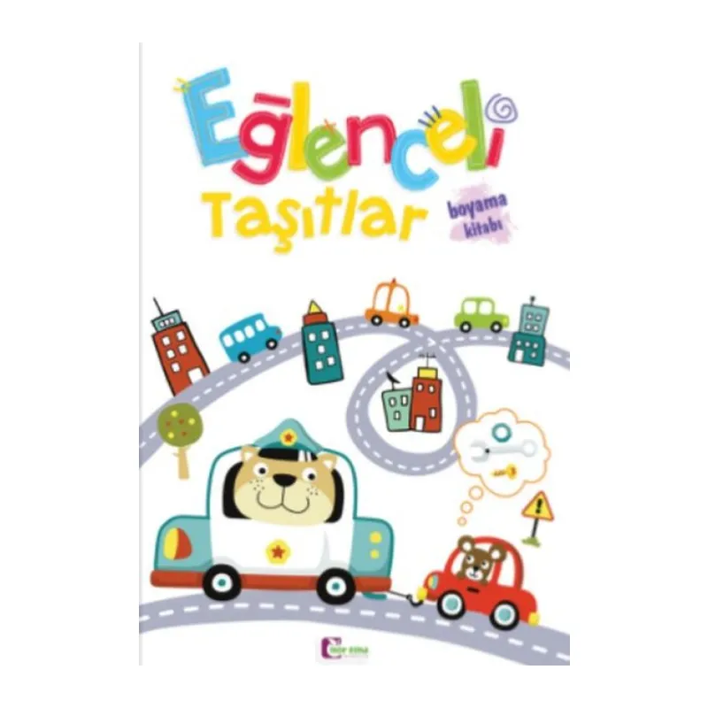 Eğlenceli Taşıtlar Boyama Kitabı