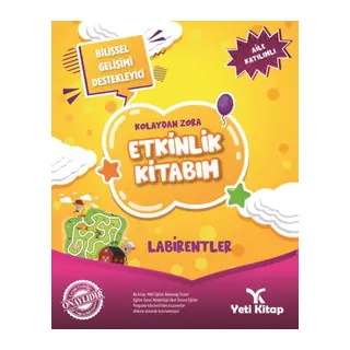 Kolaydan Zora Etkinlik Kitabım - Labirentler