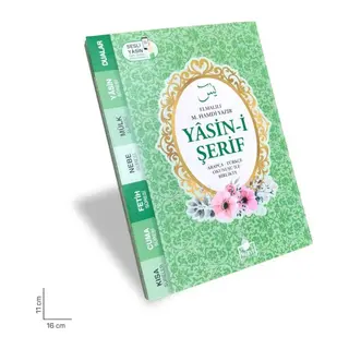 Yasin-i Şerif Arapça Türkçe Okunuşu ile Birlikte Yeşil Kapak Çanta Boy
