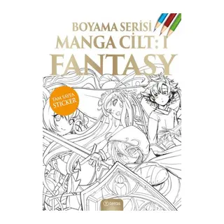 Manga Boyama Cilt I: Fantasy