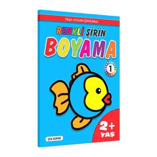 Renkli Şirin Boyama -1 (2+Yaş)