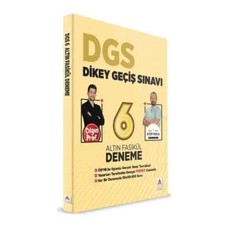 DGS 6 Altın Fasikül Deneme