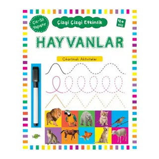 Çizgi Çizgi Etkinlik- Hayvanlar (4+ Yaş)