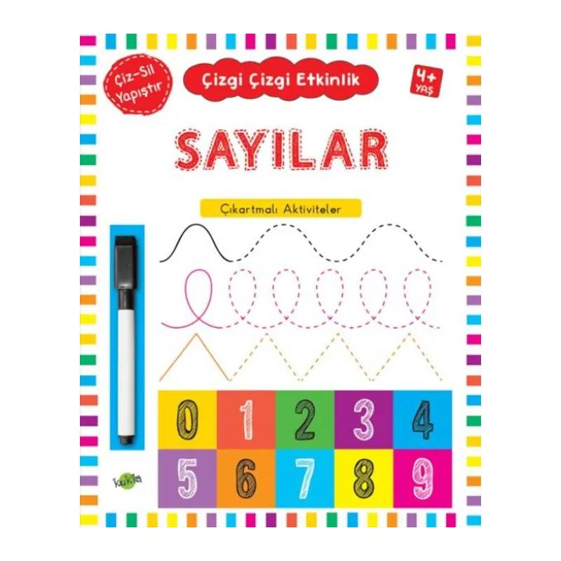 Çizgi Çizgi Etkinlik - Sayılar (4+ Yaş)