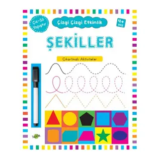 Çizgi Çizgi Etkinlik - Şekiller (4+ Yaş)