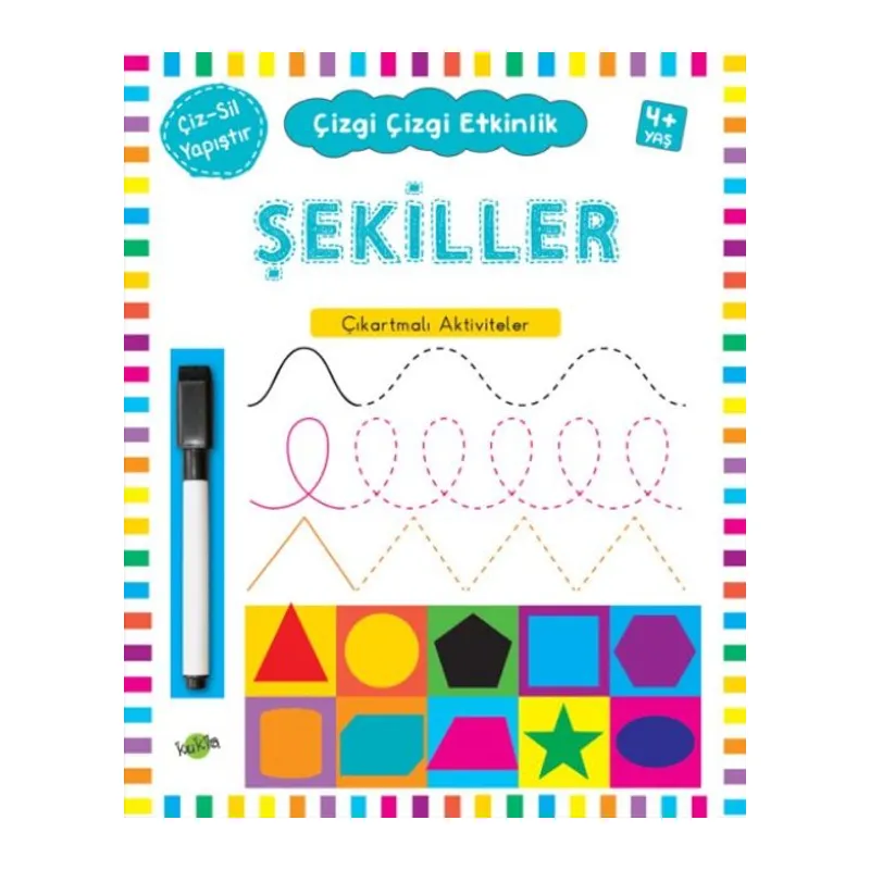 Çizgi Çizgi Etkinlik - Şekiller (4+ Yaş)