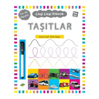 Çizgi Çizgi Etkinlik - Taşıtlar (4+ Yaş)