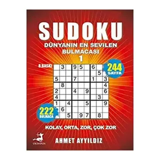 Sudoku Dünyanın En Bulmacası 1