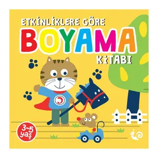 Etkinliklere Göre Boyama Kitabı - Sarı