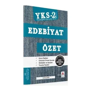 Delta Kültür YKS 2. Oturum Edebiyat Özet