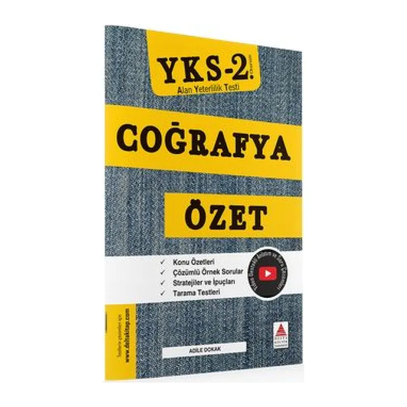 Delta Kültür YKS 2. Oturum Coğrafya Özet