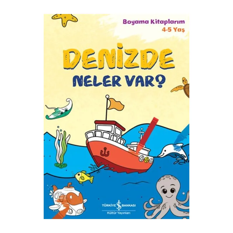 Denizde Neler Var? - Boyama larım 4-5 Yaş