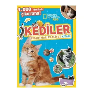 Kids Kediler Çıkartmalı Faaliyet Kitabı
