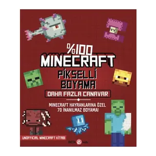 %100 Minecraft Pikselli Boyama - Daha Fazla Canar