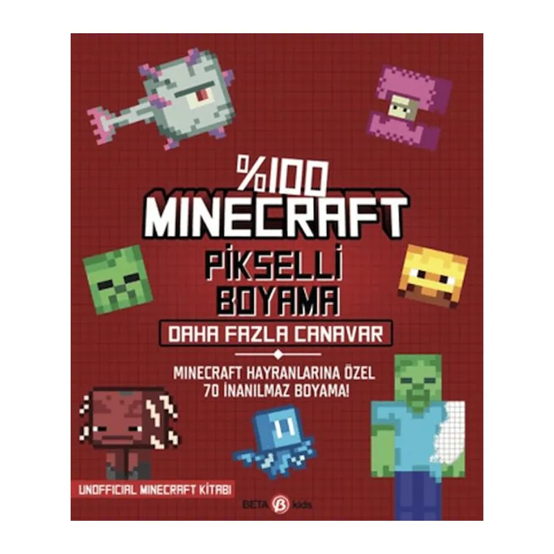 %100 Minecraft Pikselli Boyama - Daha Fazla Canar